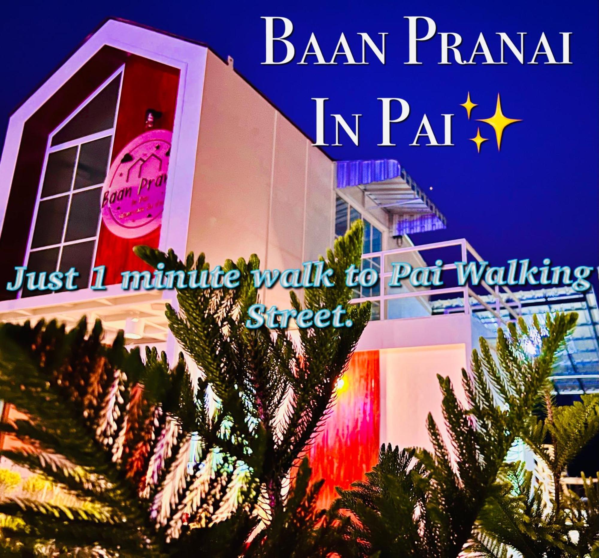 Hotel Baan Pranai In Pai Exteriér fotografie
